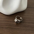 Personalized Girls' Open Ring Korean Version Retro Trend English Letter Versatile Y2k Accessories Party Jewelry Gifts 1/2pc