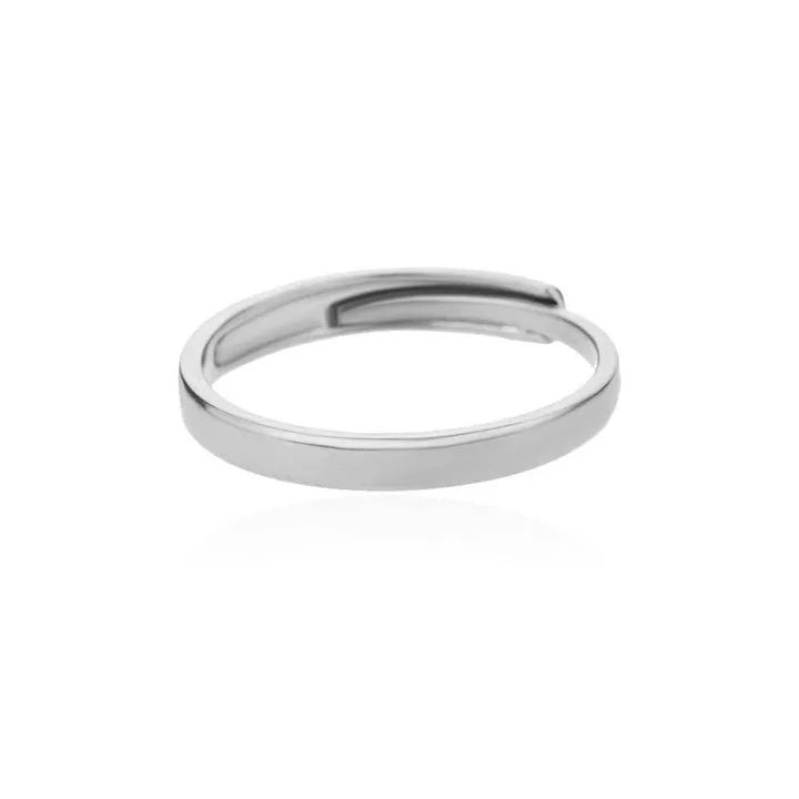Minimalist Stainless Steel Rings For Women Gold Color Adjustable Finger Rings Fashion Wedding Waterproof Jewelry Gift
