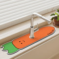 Sink Faucet Mat Kitchen Mat Drainage Mat Absorbent Table Mat Diatom Mud Bathroom Non-Slip Mat Waterproof Countertop Protection