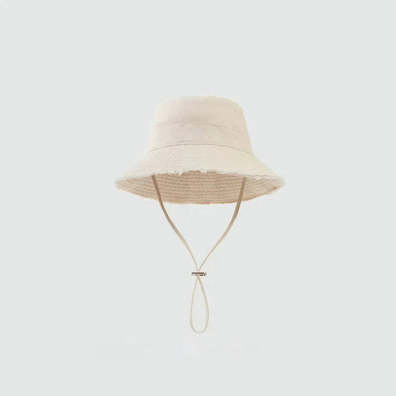 Unisex Tassel Cotton Bucket Hat