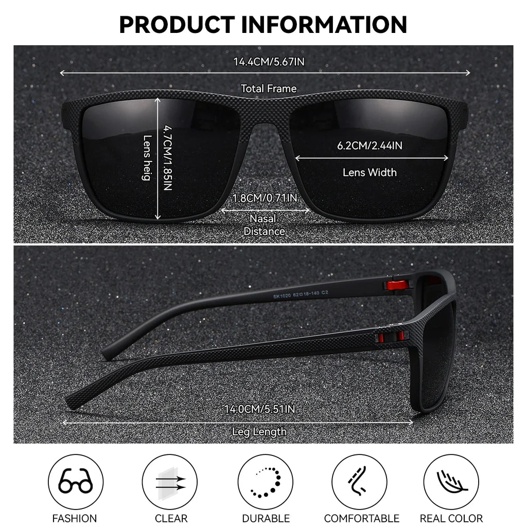 Trendy Square Polarized Sunglasses for Women White Pink Frame