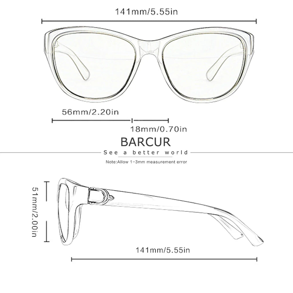 Men's Polarized Gradient Sunglasses with Stainless Steel Frame