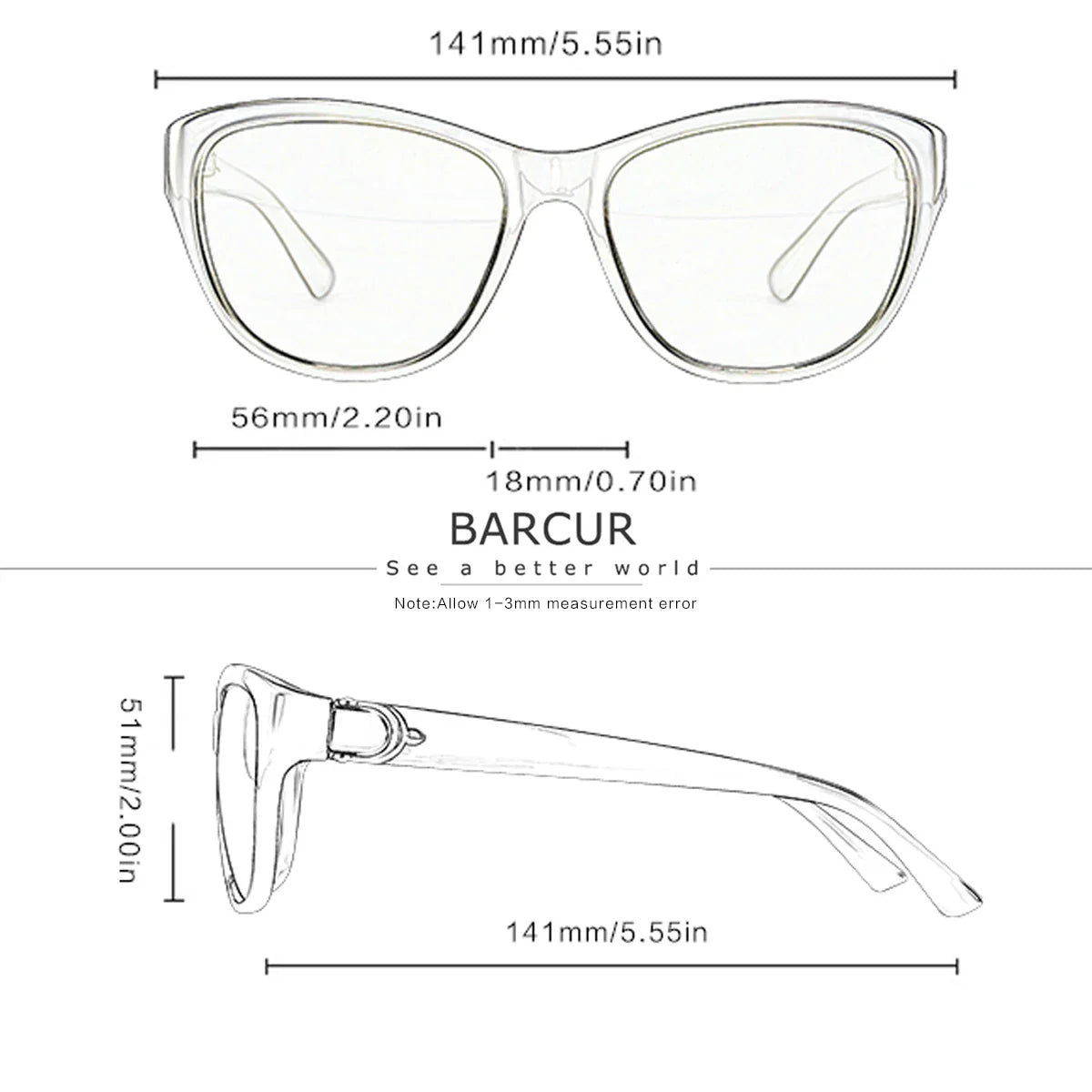 Men's Polarized Gradient Sunglasses with Stainless Steel Frame