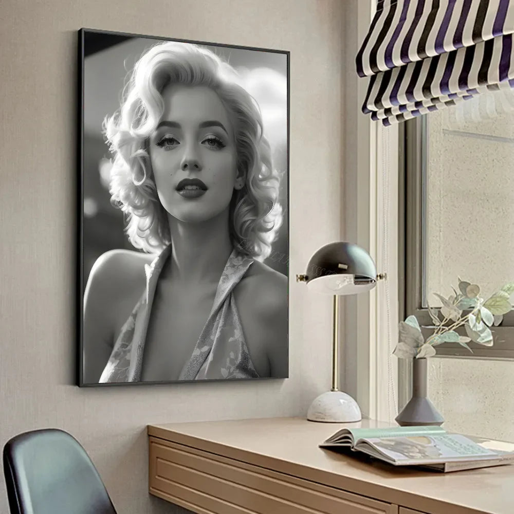M-Marilyn Monroe  Poster HD Posters Home Room Bar Cafe Decor Art Wall Painting Picture