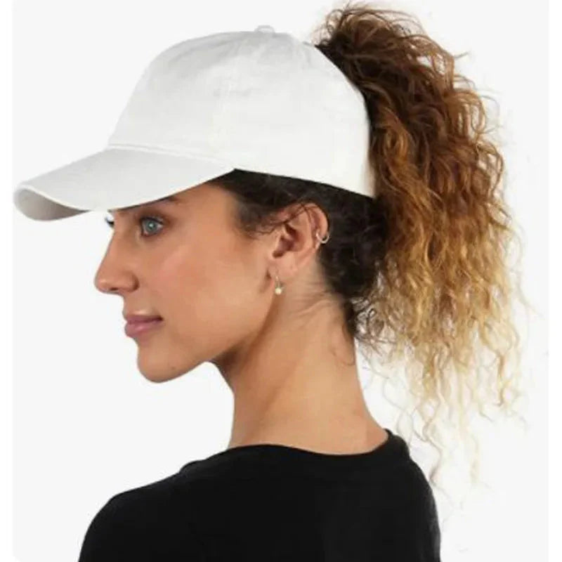 Women’s High-Ponytail Baseball Cap for Messy Buns and Updos - Image 2