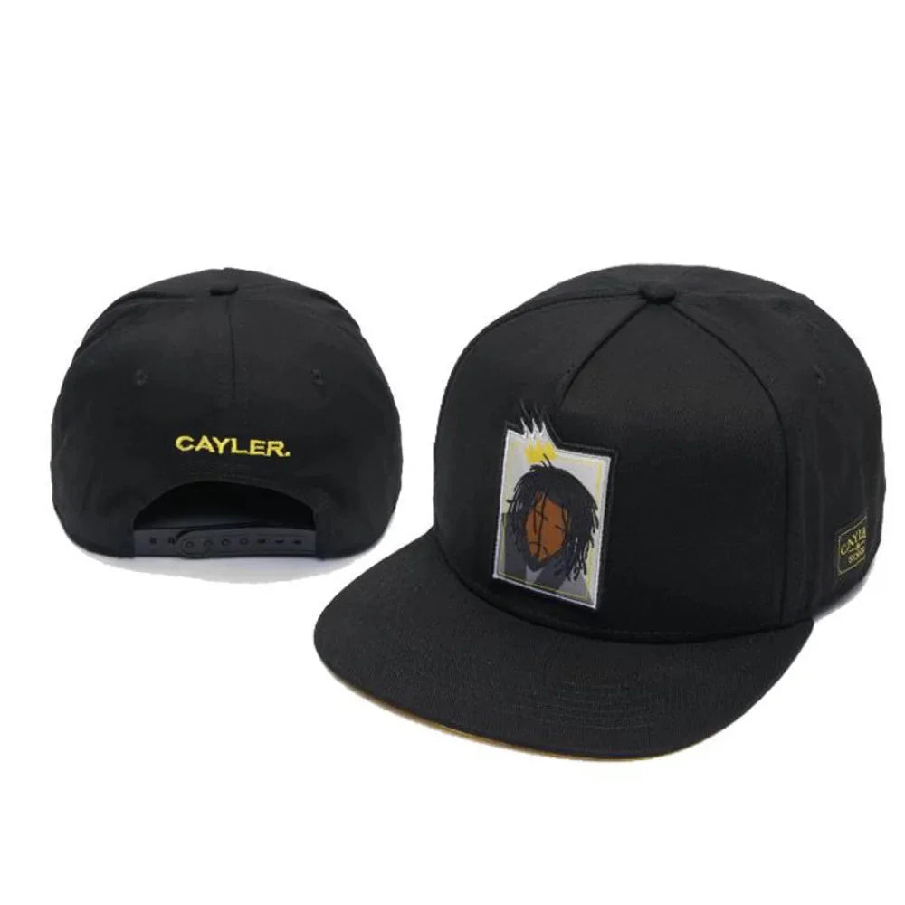 Classic Snapback Hat – Flat Bill Adjustable Baseball Cap