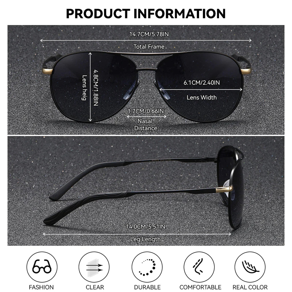Women’s Oval Polarized Sunglasses with Blue Gradient Lenses