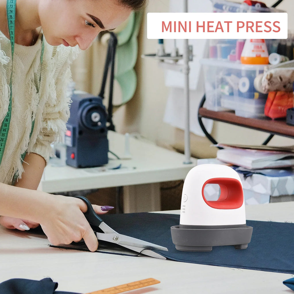 Mini Heat Press Machine – Portable T-Shirt Printing Press for DIY Transfers