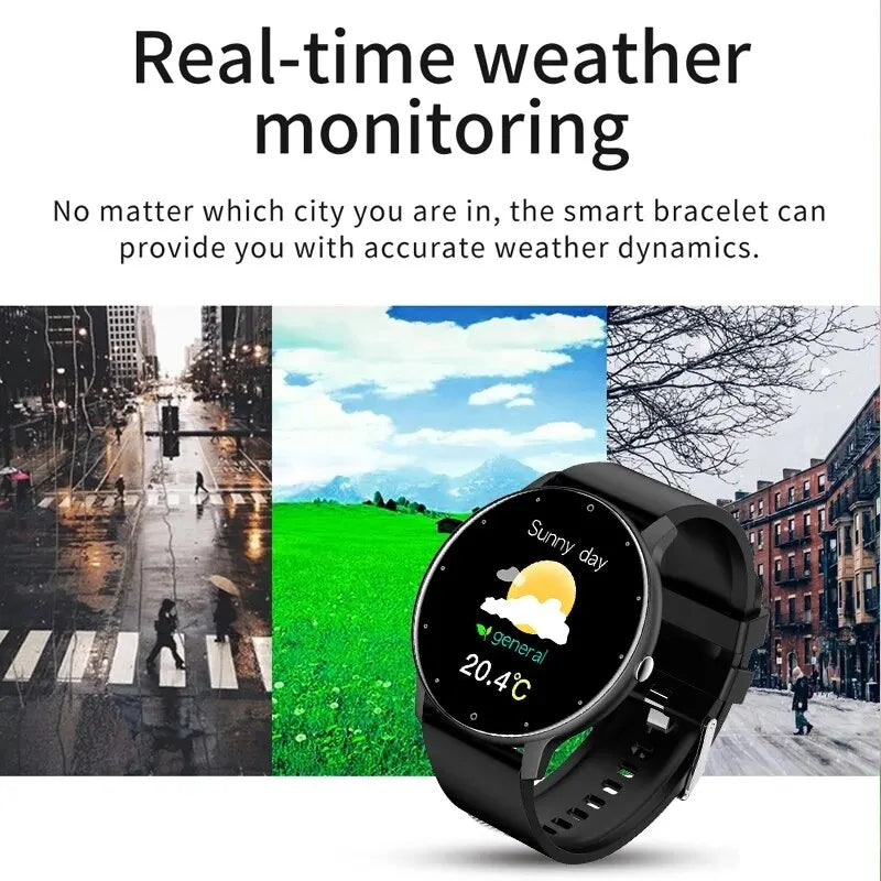 Men's Smart Watch – Full Touch Screen Fitness Tracker, Waterproof