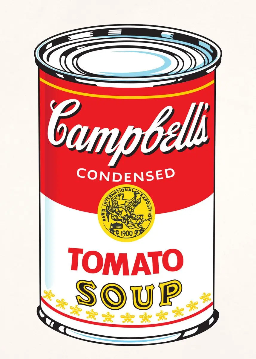 Andy Warhol Pop Art Tomato Soup Poster Canvas Painting Vintage Kitchen Art Aesthetic Decor Home Room Wall Decoration Retro Decor