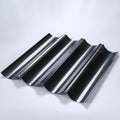 French Bread Baking Pan Nonstick Perforated Carbon Steel Baguette Pan French Bread 3/4 Wave Loaves Loaf Bake Mold Cooking Tray
