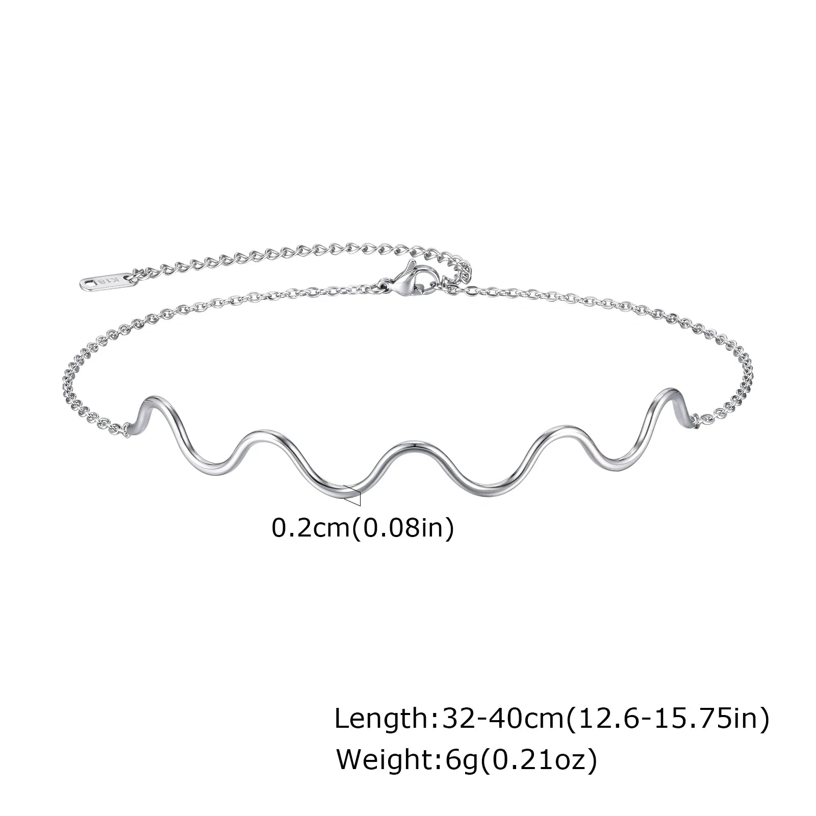 Open Hoop Earrings Women, Minimalist 18K Gold Plated Large Earrings Wave Shape Big Hoops,Stainless Steel Jewelry