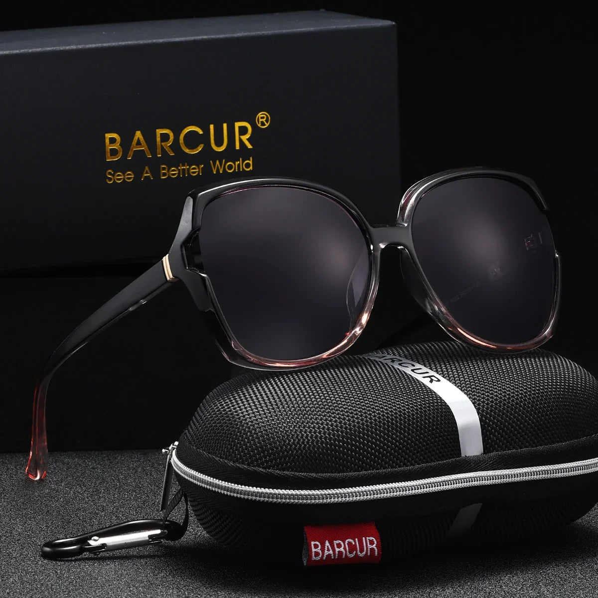 Oversized Square Polarized Sunglasses for Streetwear Style