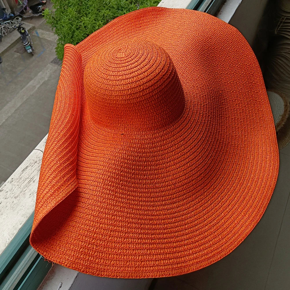 Women's Straw Fringed Open-Top Sun Visor Hat for Summer Beach - Image 9