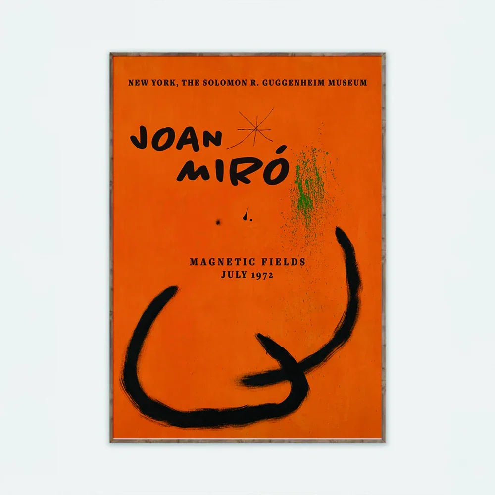 Joan Miro Abstract Art Prints Canvas Painting Orange Living Room Bedroom Gallery Wall Art Home Decor