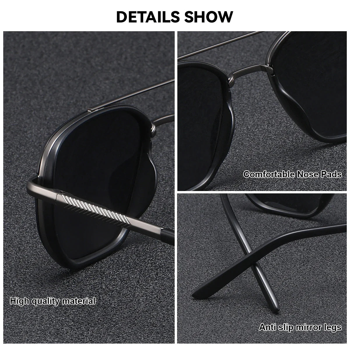 Polygon Polarized Sunglasses with UV400 Protection
