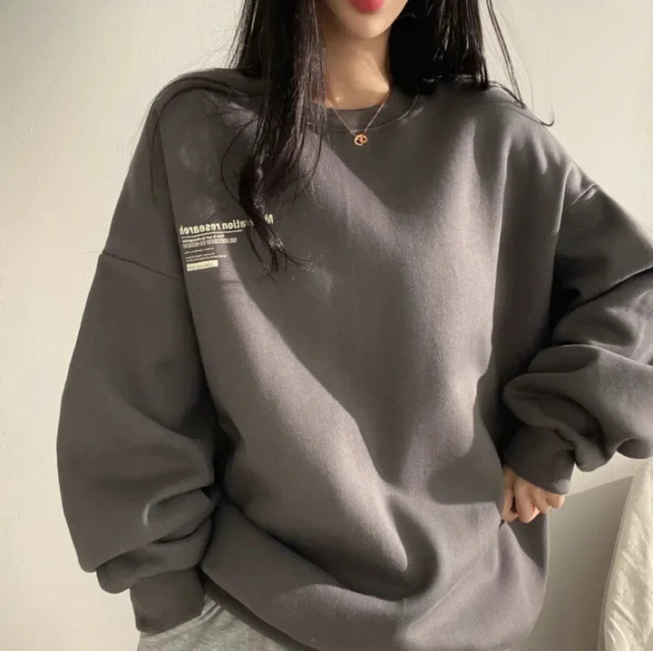 Oversized Hoodie Women Sweatshirts Long Sleeve Hoodies Casual Letter