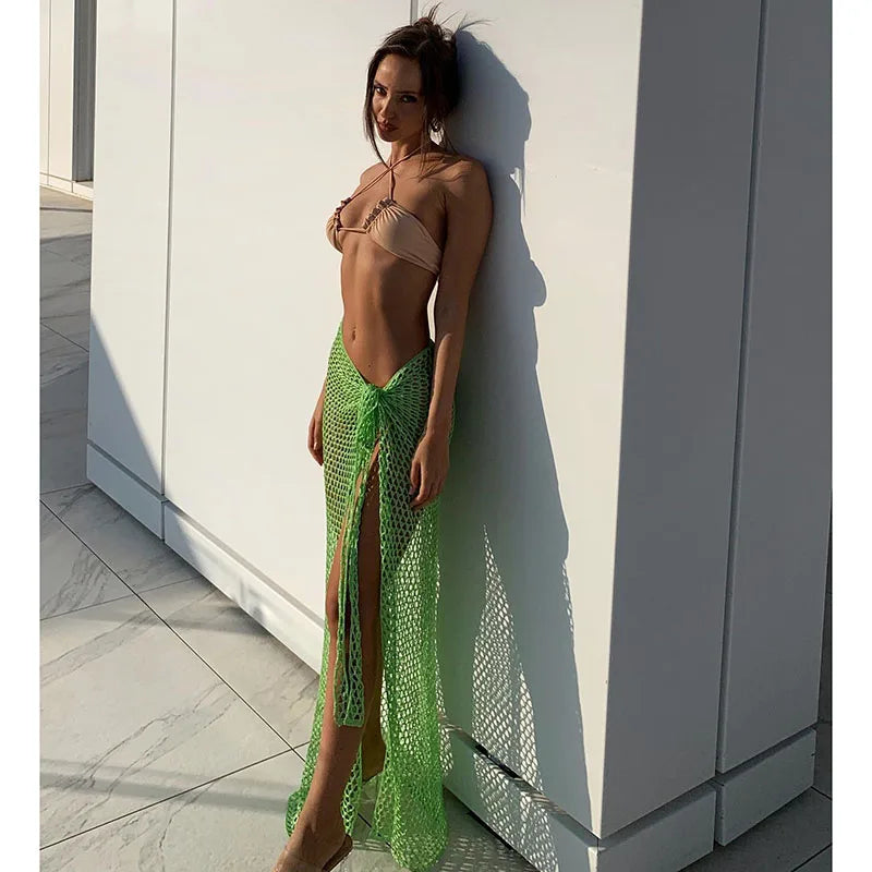 Croche swimwear cover up