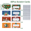 Christmas Scratch Cards Merry Christmas Decorations for Home 2025 Navidad Natal DIY Surprise Gifts Xmas Ornament New Year 2026