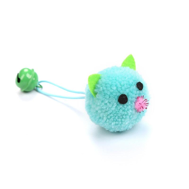 Plush Mouse Cat Toys with Bells – Interactive Soft Molar Set