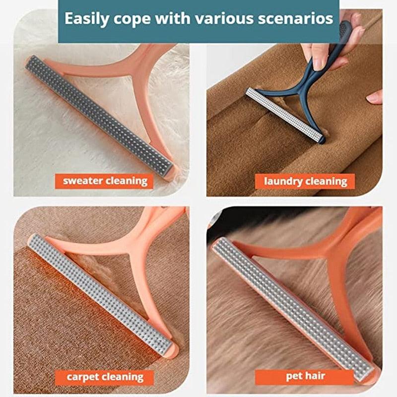 Double Sided Pet Hair & Lint Remover Tool – Minimalist Fabric Shaver