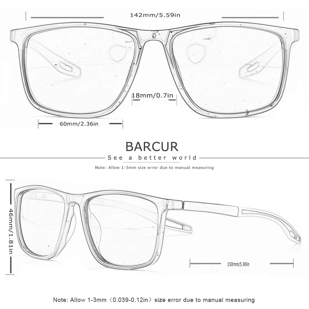 Sports Style Anti-Blue Light Reading Glasses Lightweight PC Frame