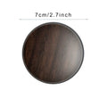 Vintage Ebony Coaster Wooden Heat Insulation Cup Pad Drink Cup Coaster for Tea Coffe Milk Kitchen Supplies