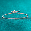 NeeTim Full D VVS1 Moissanite Bracelets for Women S925 Sterling Silver Lab Diamond Bracelet Wedding Birthday Party Jewelry Gift