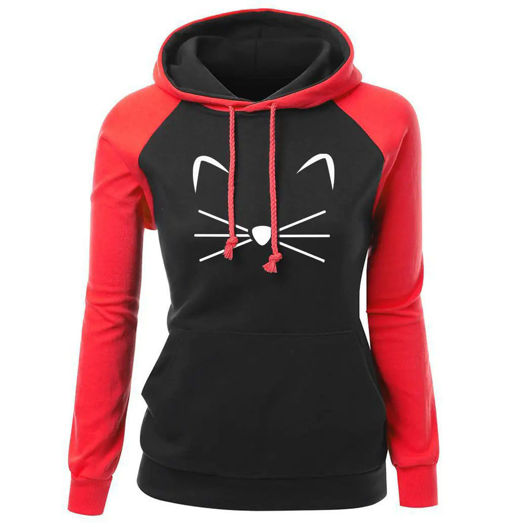 Women's Autumn Winter Coat and Hoodie Set