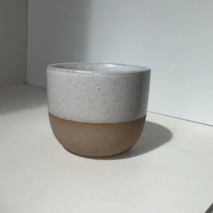 Coarse pottery Ceramic Craft Ceramic Retro Chinese Kung Fu Teacup Round Creative Ceramic Matte Glaze Coffee Drinking Utensils