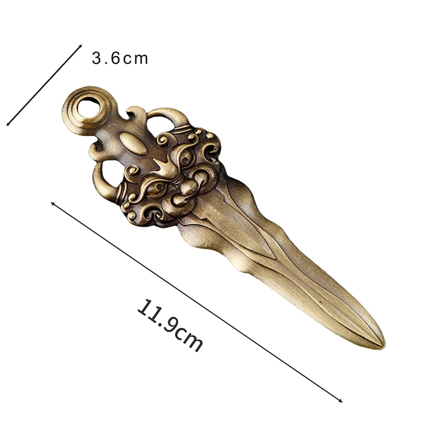 1PCS Retro Sword Letter Opener Zinc Alloy Portalble Utility Knife Cutter Envelope Opener Mail Knife School Office Supplies