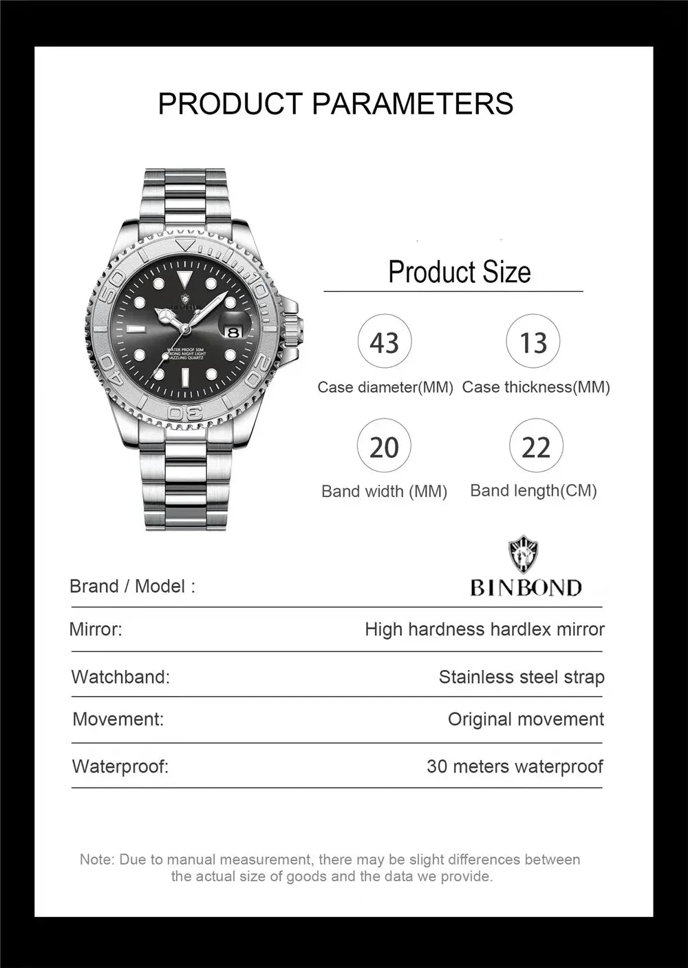Luxury Watch Man High Quality New Brand Sports Fashion Quartz Wristwatches Men Gifts Automatic Watches Mens Coffee Digital Clock