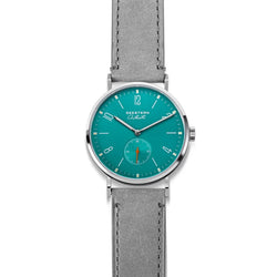 Men's Ultra-Thin Automatic Watch, Stainless Steel, Leather Band Business Watch