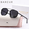 Women's Polygon Polarized Sunglasses Striped Frame UV400 Summer Shades