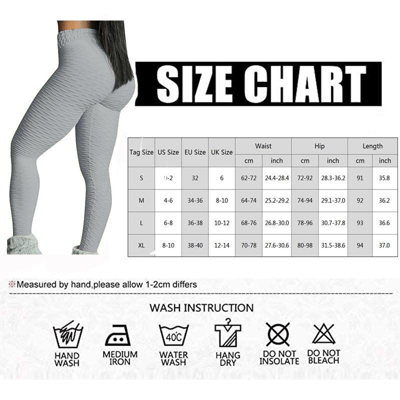 High Waisted Tummy Control Lift Up Yoga Pants Peach Butt Leggings