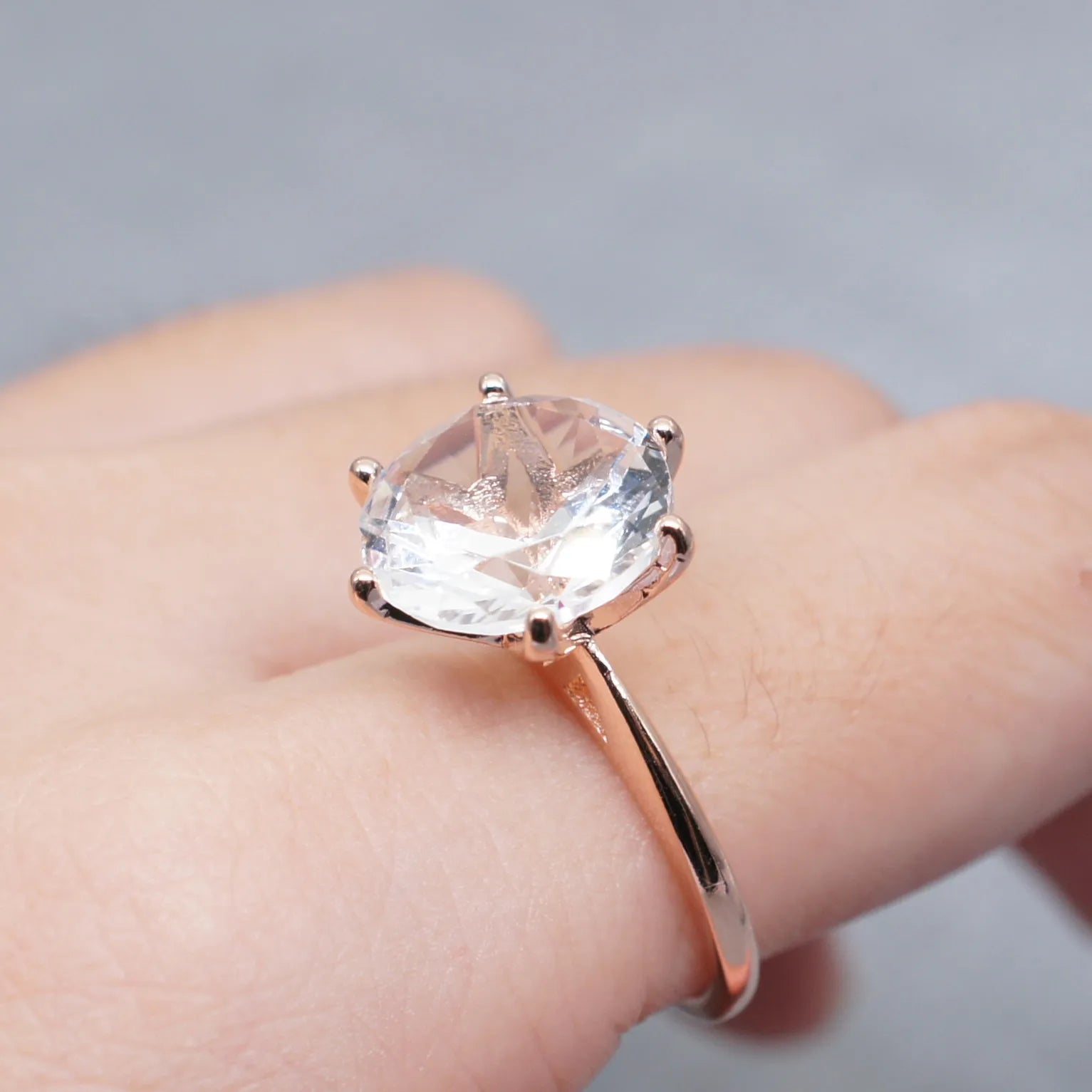 925 Sterling Silve Real Moissanite Ring Grace Banquet Shiny Jewelry Engagement Gift