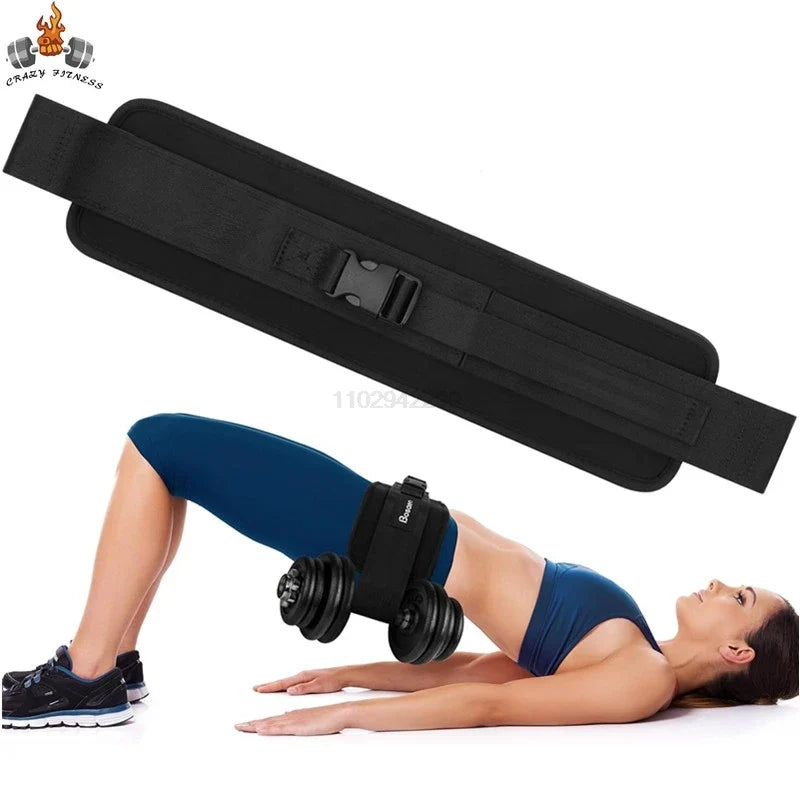 Adjustable Weighted Workout Belt, Resistance Waist Trainer for Hip Training