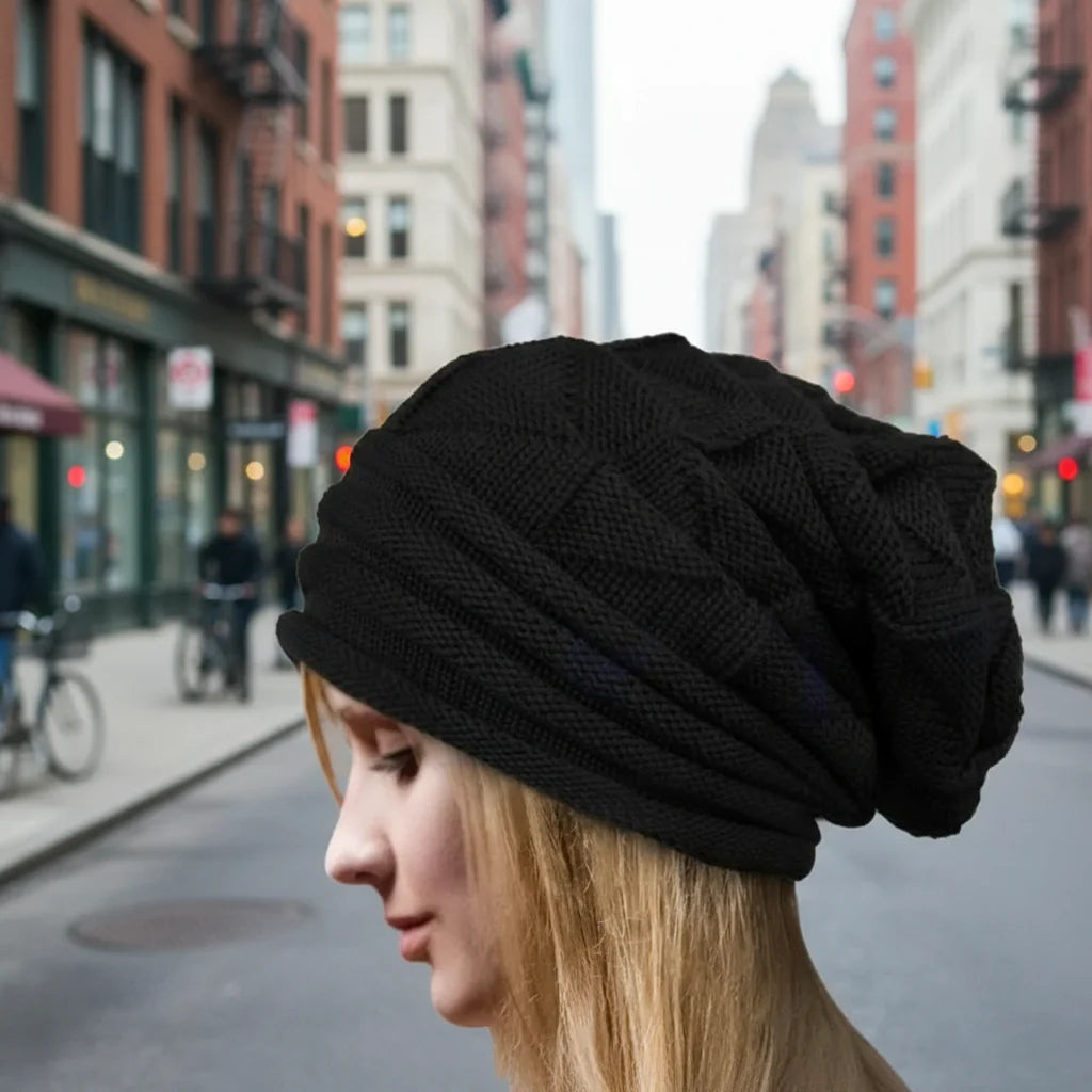 Oversized Slouchy Knitted Beanie