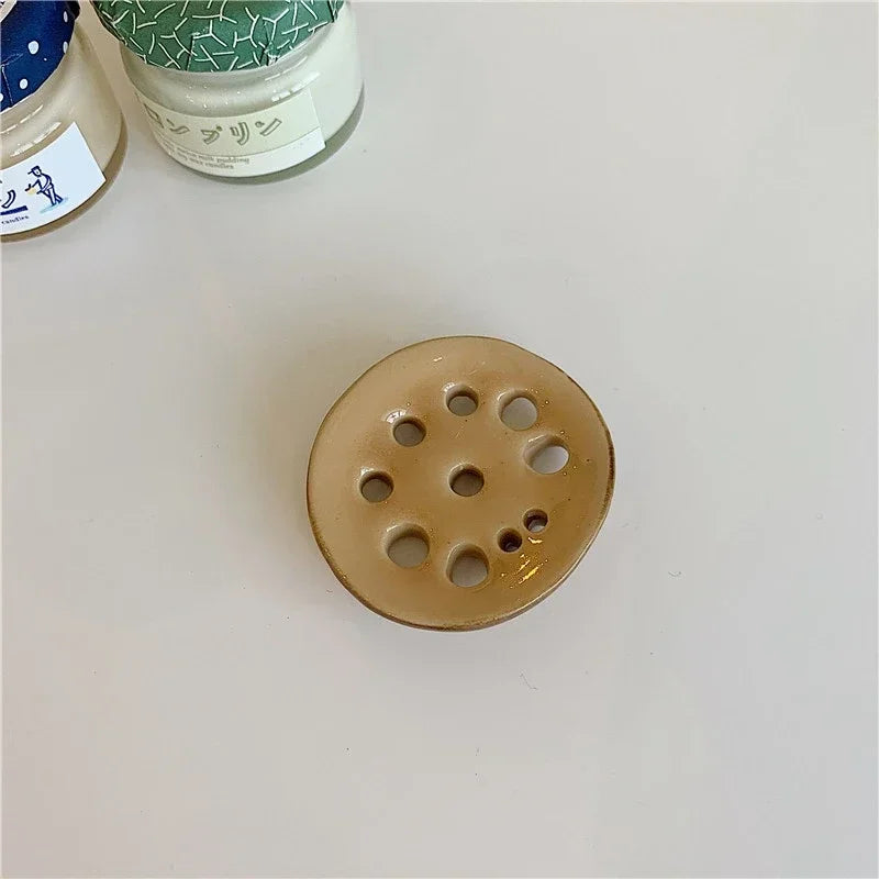 Ceramic Food Shaped Decorative Chopsticks Holder Set