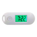 Keychain Pocket Watch Wide Application Compact And Portable Luminous Function Mini Digital Watch white