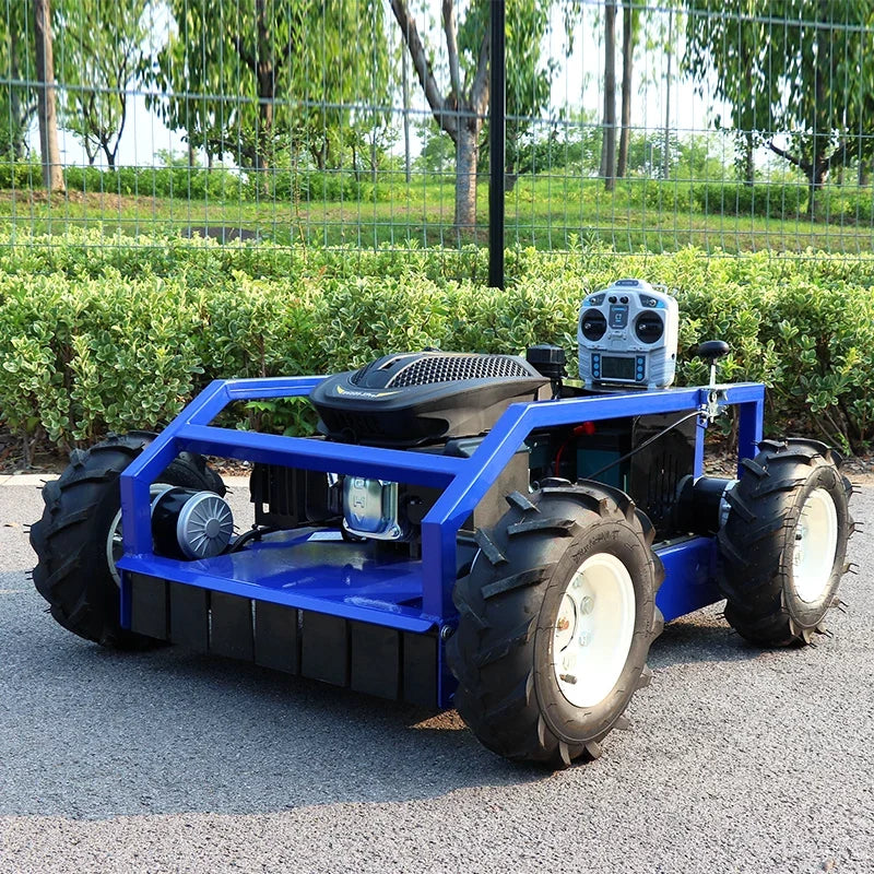 Four-Wheel Push Lawn Mower for Home Gardens