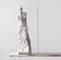 White Venus de Milo Resin Statue Greek Goddess Home Decor