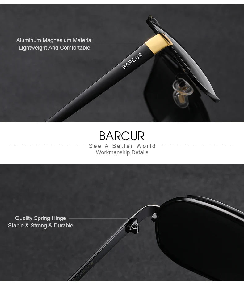 Polarized Oval Sunglasses Gradient Lens Stainless Steel Frames