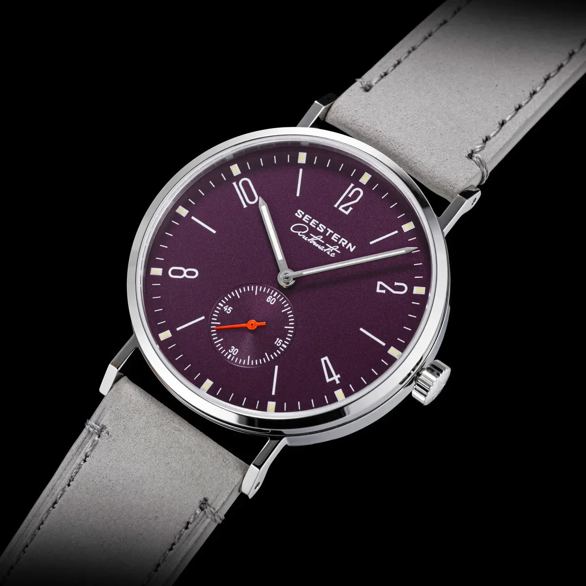 Men's Ultra-Thin Automatic Dress Watch – Stainless Steel Business Watch