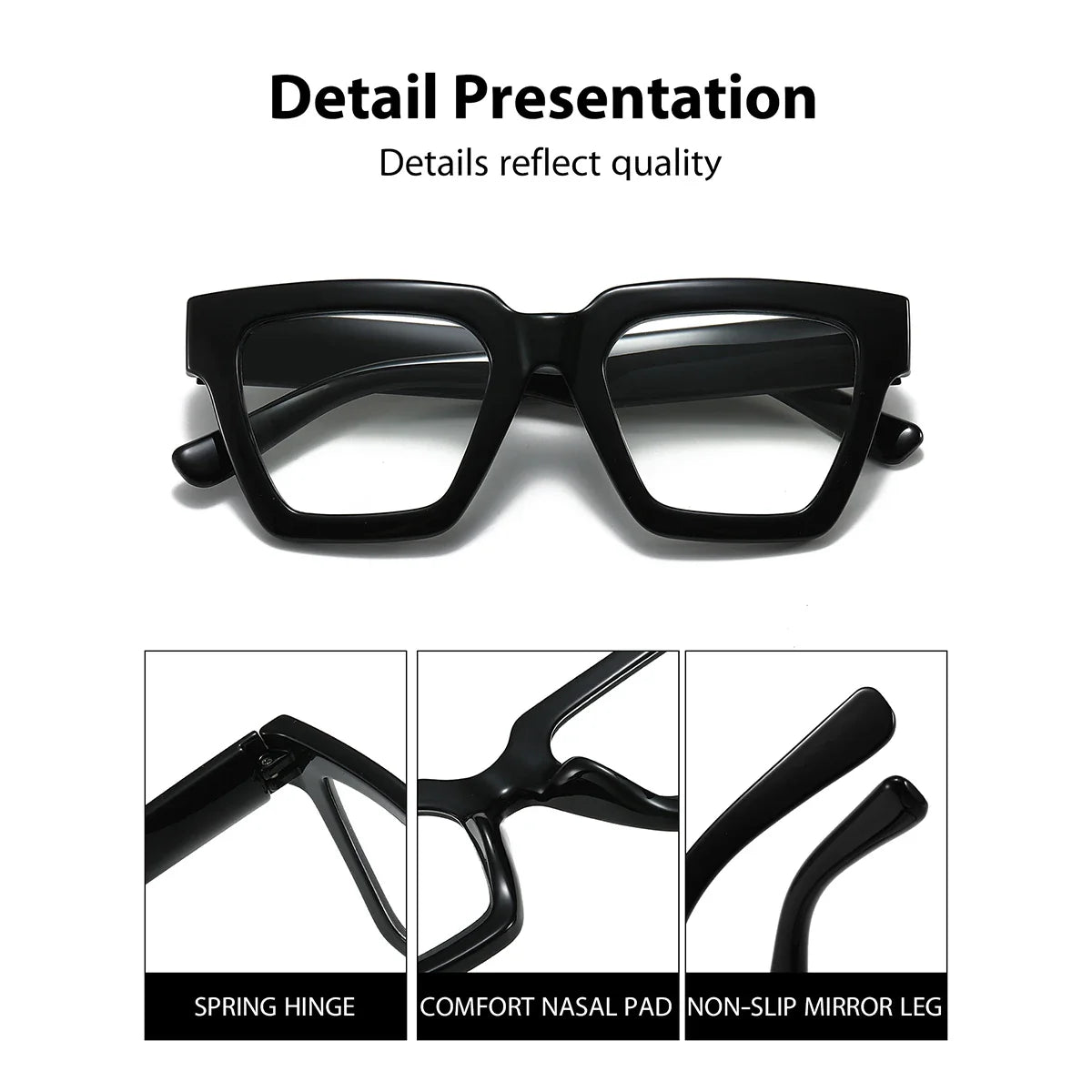 Retro Leopard Print Reading Glasses with Blue Light Filter