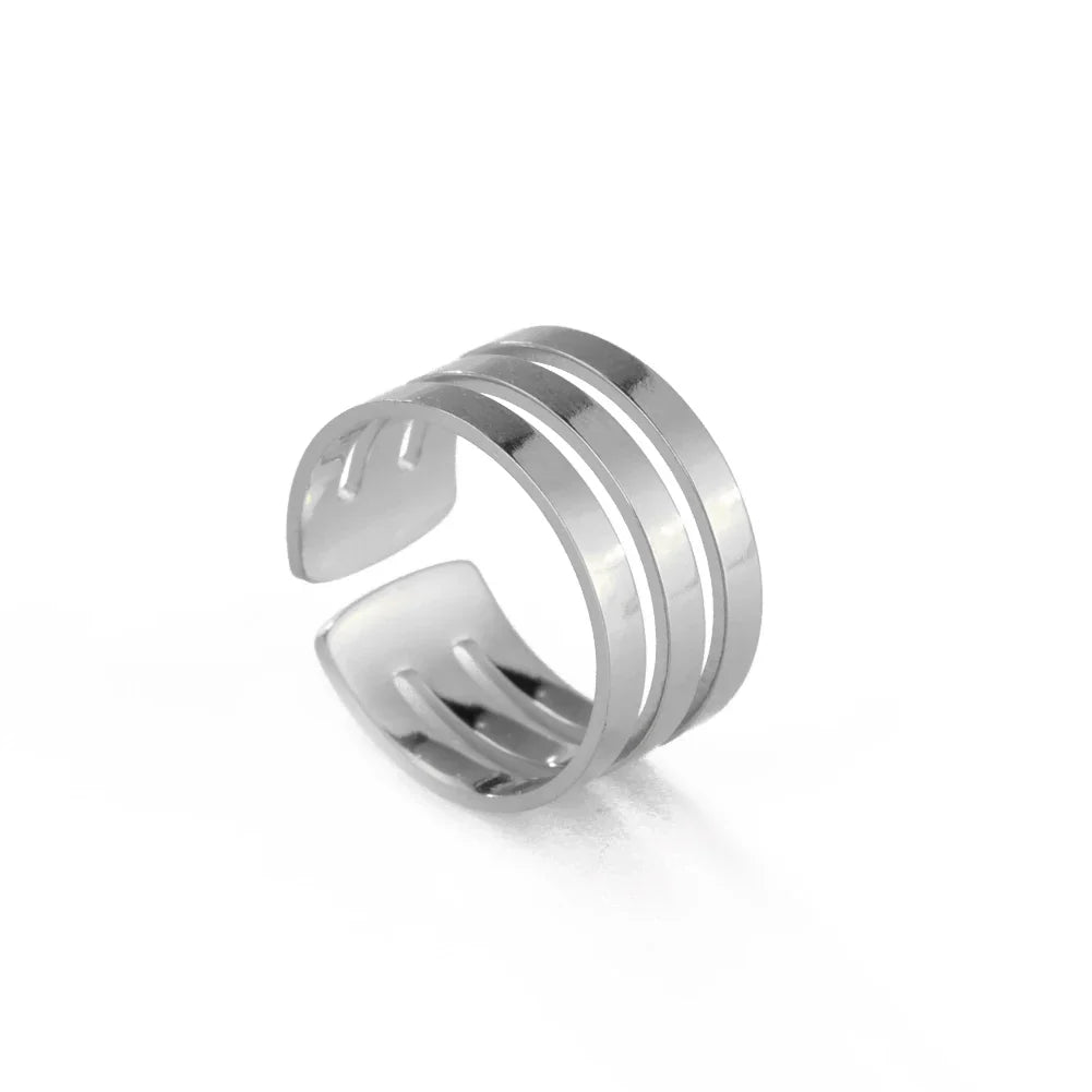 Personalized Finger Ring For Woman Men Family Engrave Name Custom Couple Lover Gift Metal Stainless Steel Gold Color Jewelry