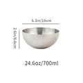 Korean stainless steel fruit and vegetable salad bowl with rice bowl, cold noodle bowl, instant noodle bowl, cold mixing bowl
