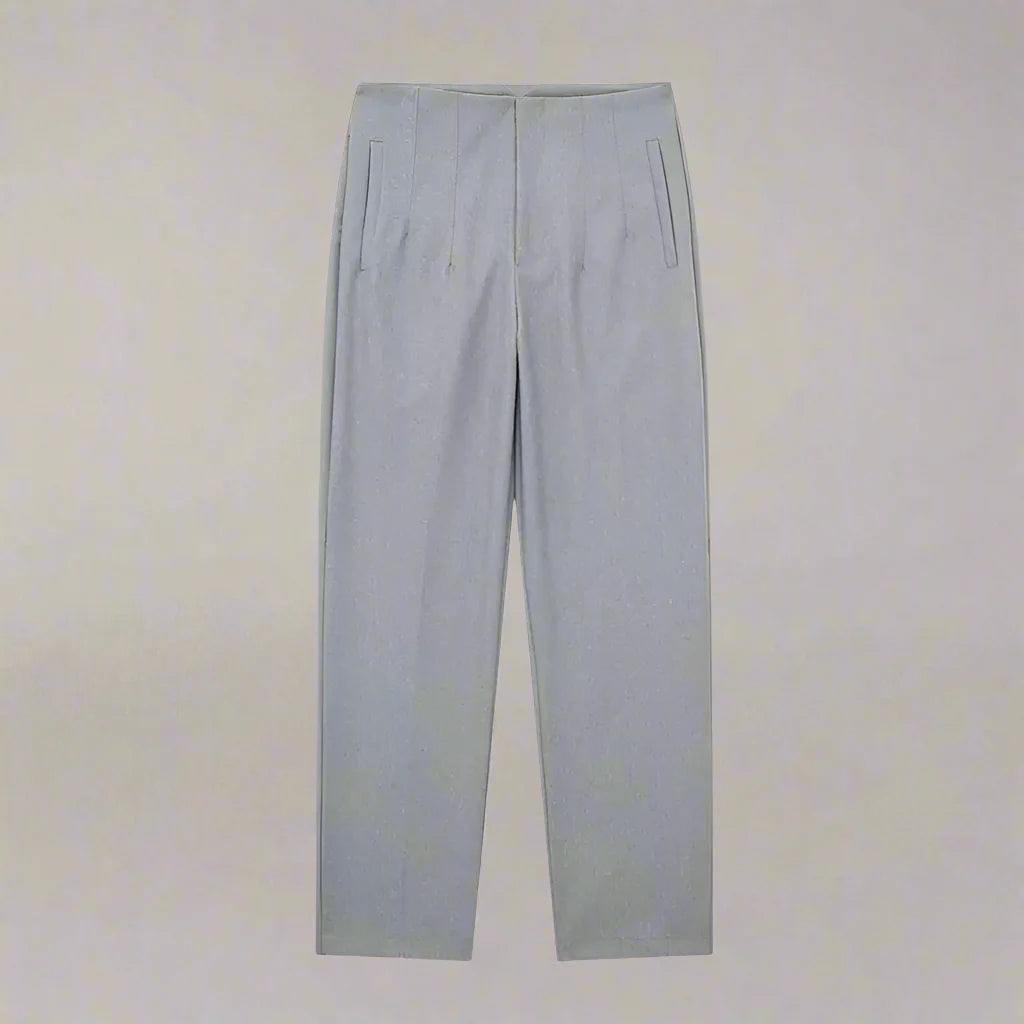 Women’s High Waist Slim Trousers Office Casual Pants - Image 7