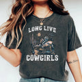 Long Live Cowgirls Shirt Western Desert Vintage Cactus Scene T-Shirt
