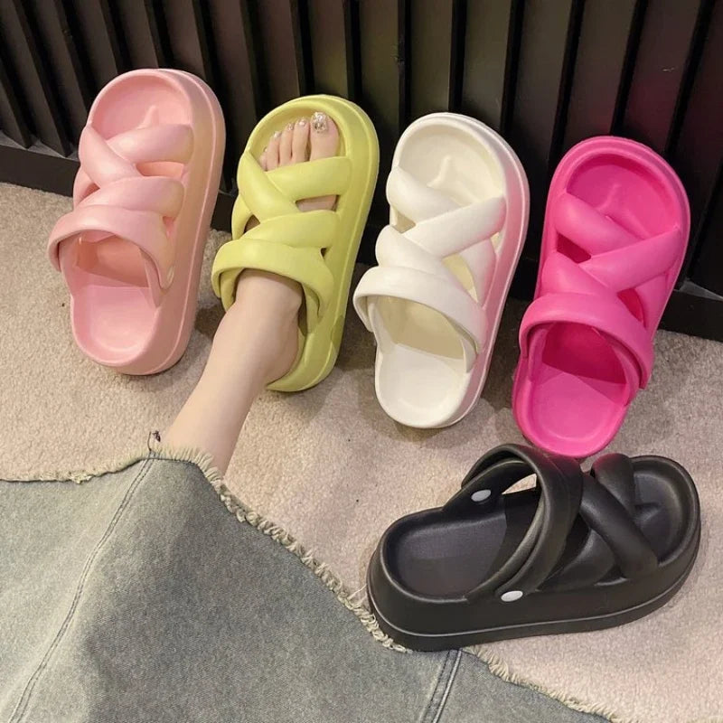 Women's Thick Sole Comfortable Platform Sandals Casual Footwear - Image 2